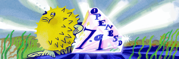 OpenBSD 7.9 release artwork